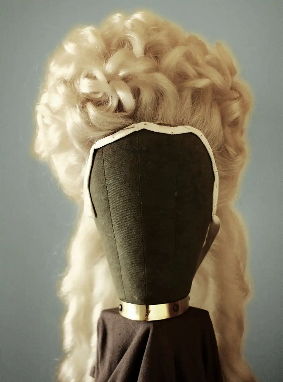 Perücke Maskenbildnerei starres und bewegtes Bild